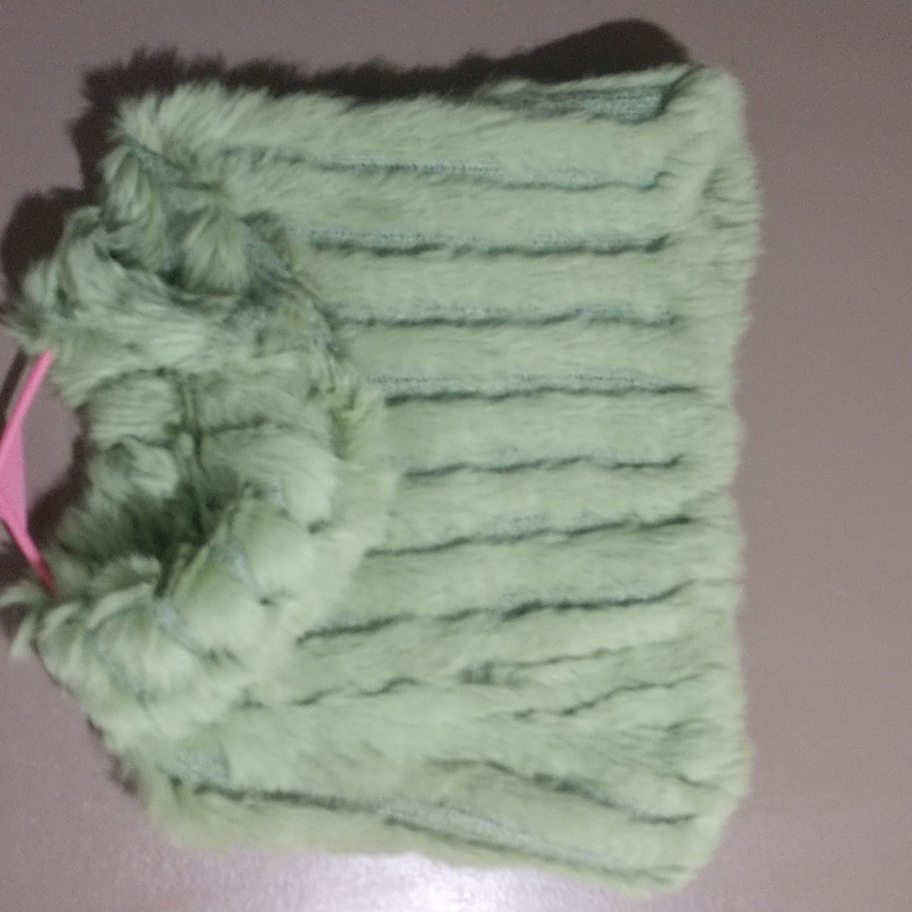 Vintage Bebe Spring Rabbit fur shrug